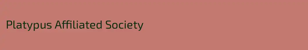 Platypus Affiliated Society